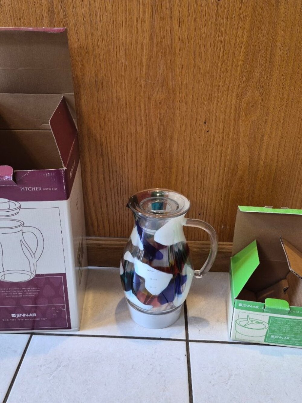 NEW Jenn Air Pitcher w/ Lid and accessory kit